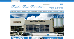 Desktop Screenshot of fredsfinefurniture.com